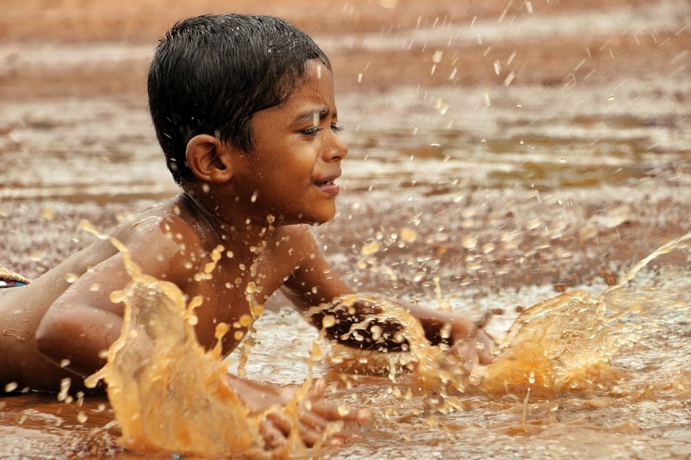 Joy through water