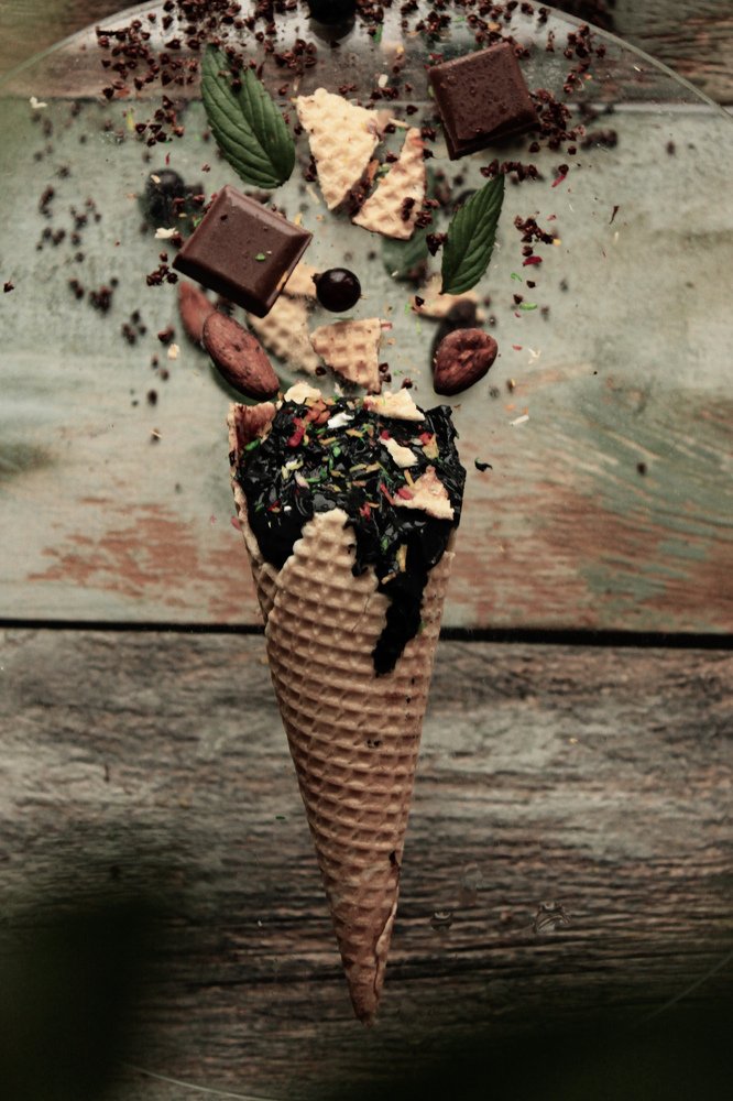 Чёрное мороженко