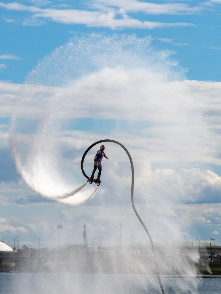 Fly board.  Red bull air race