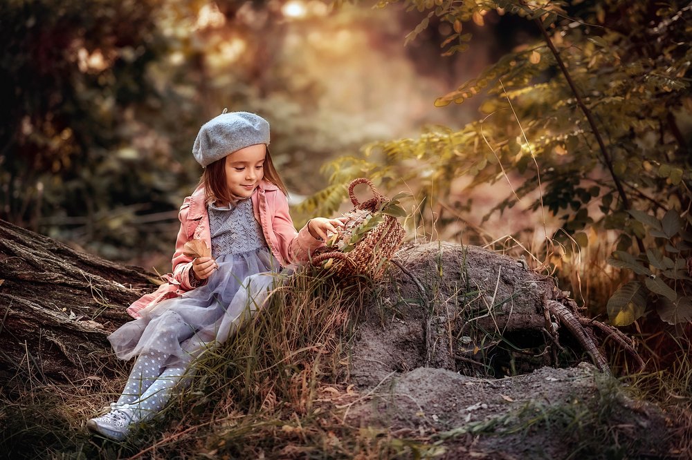 В осеннем лесу