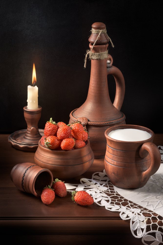 С молочком...