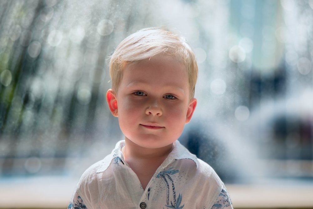 Жаркий день у фонтана