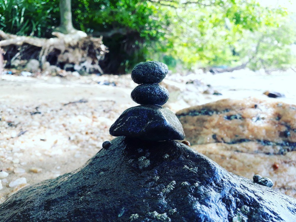 Stones near by the seaside