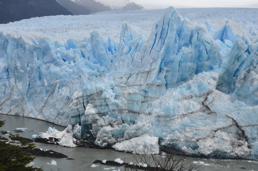 На леднике в Аргентине