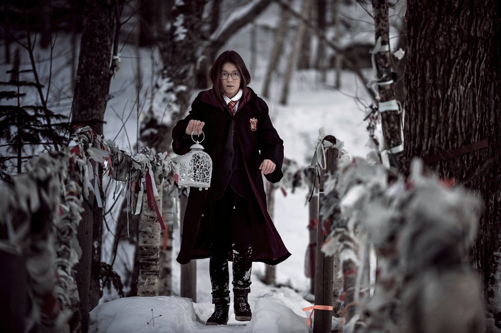 start snowstorm Hogwarts in School of Witchcraft and Wizardry