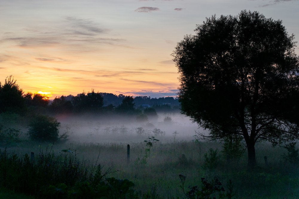 Закат в Волокаламске