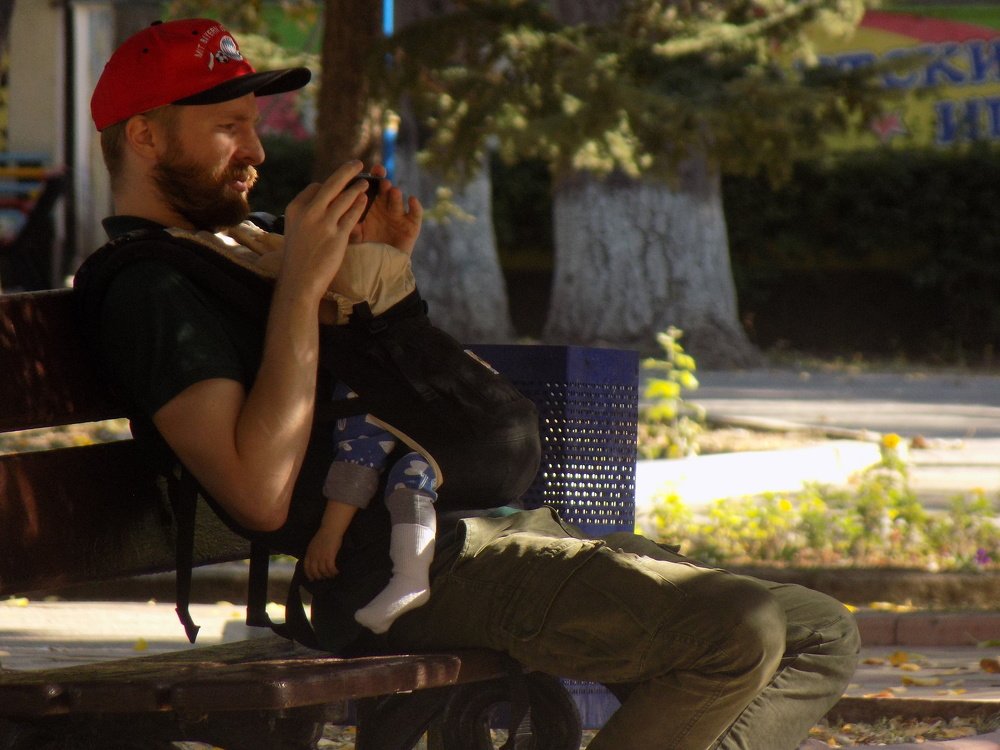 В минуты отдыха.