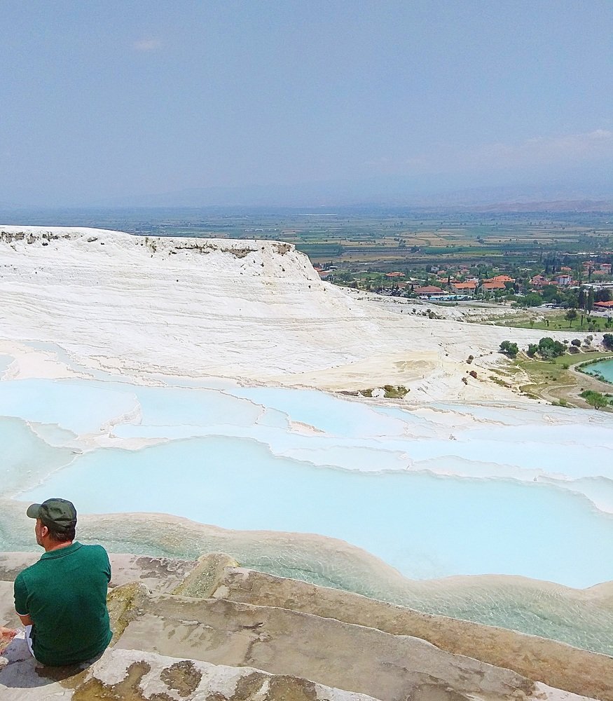 Белоснежные травертины.