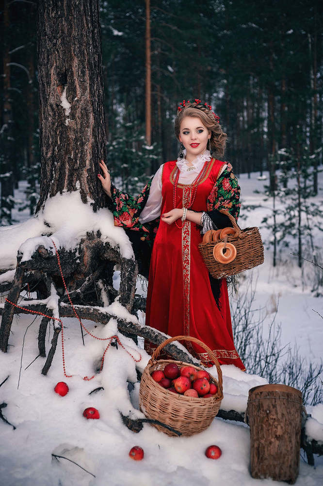 Яблоки на снегу...