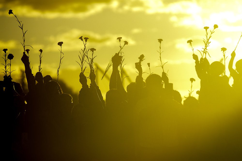 35° homenaje a los combatientes que lucharon en la guerra de las Islas Malvinas.
