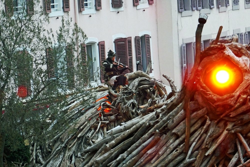 The violonist and the the woody fairytale