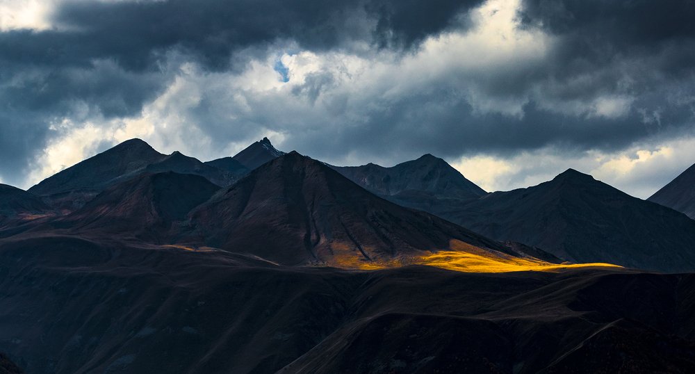Большой Кавказский хребет.