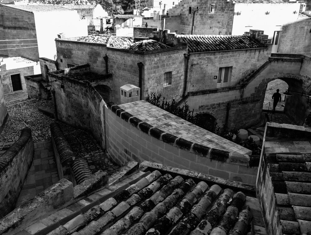 walkin through Matera