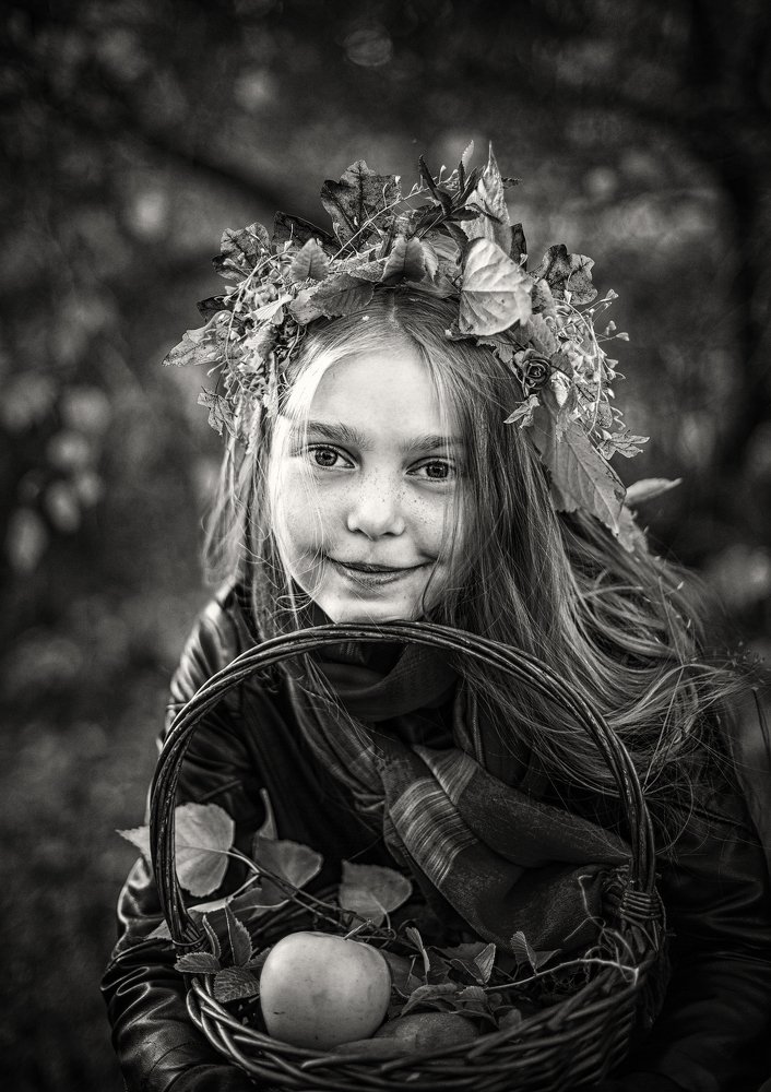 девочка - Осень