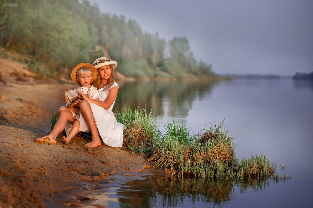 Закат на воде