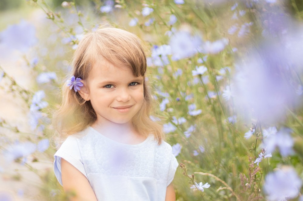 Голубая акварель