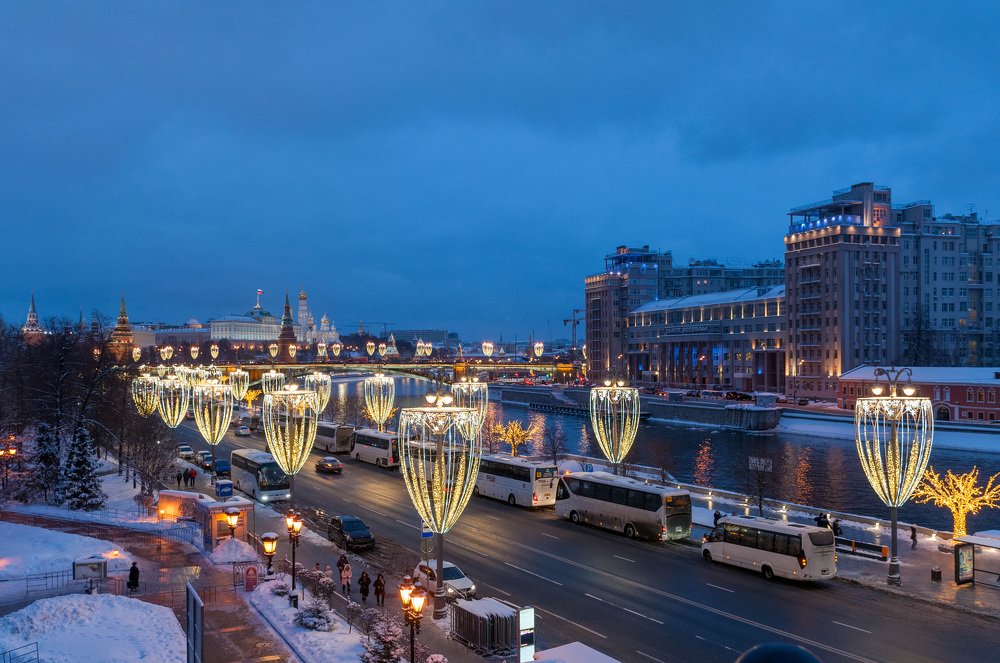 Winter _ In the evening