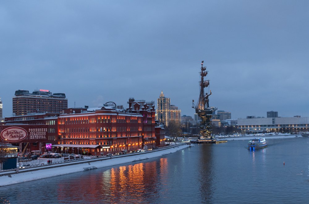 Winter _ In the evening