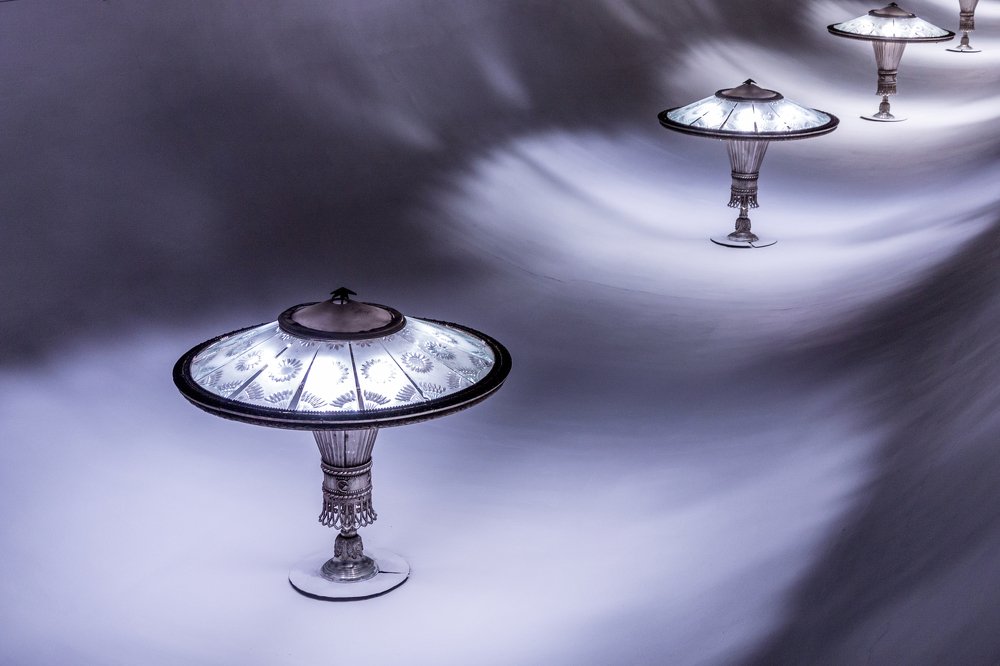 Lamps-glasses of the Soviet era.Лампы-рюмочки Советской эпохи.