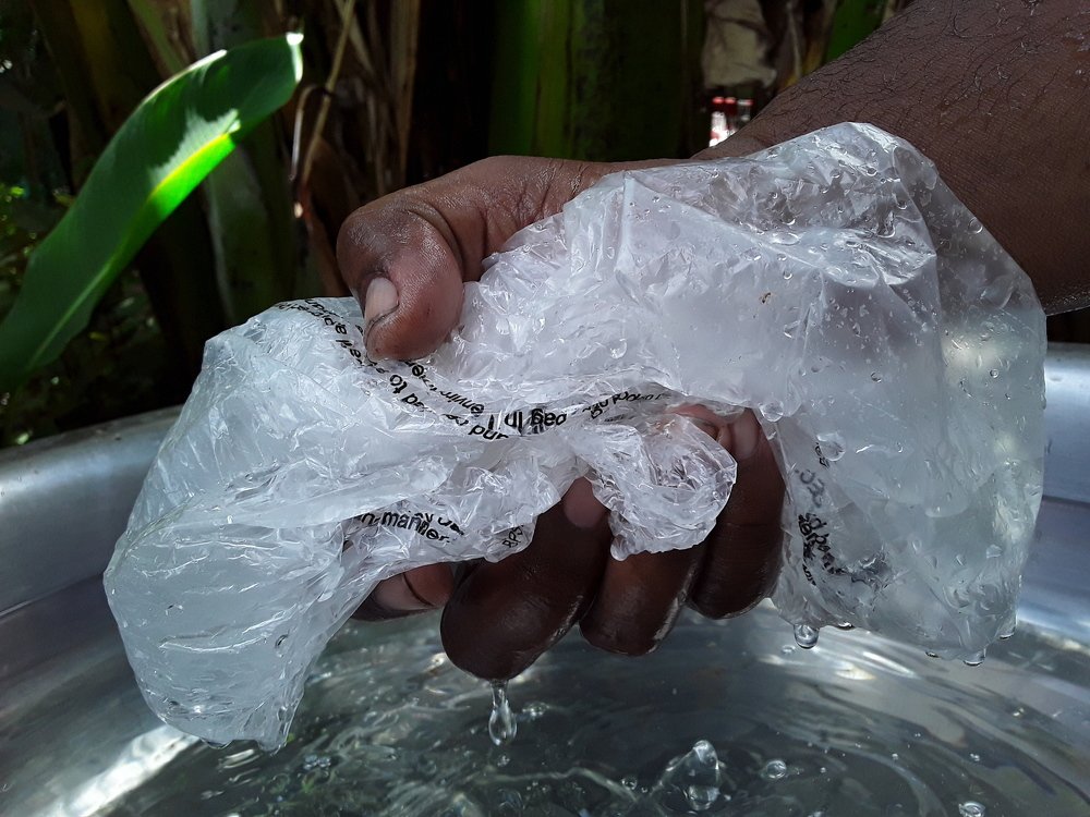 Wet plastic