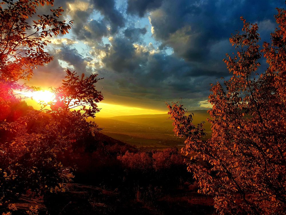 Rare Moment Of The Nature Beauty