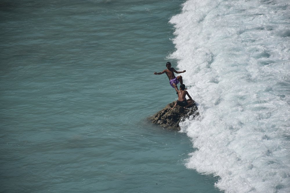 Backside Jump into the Waves