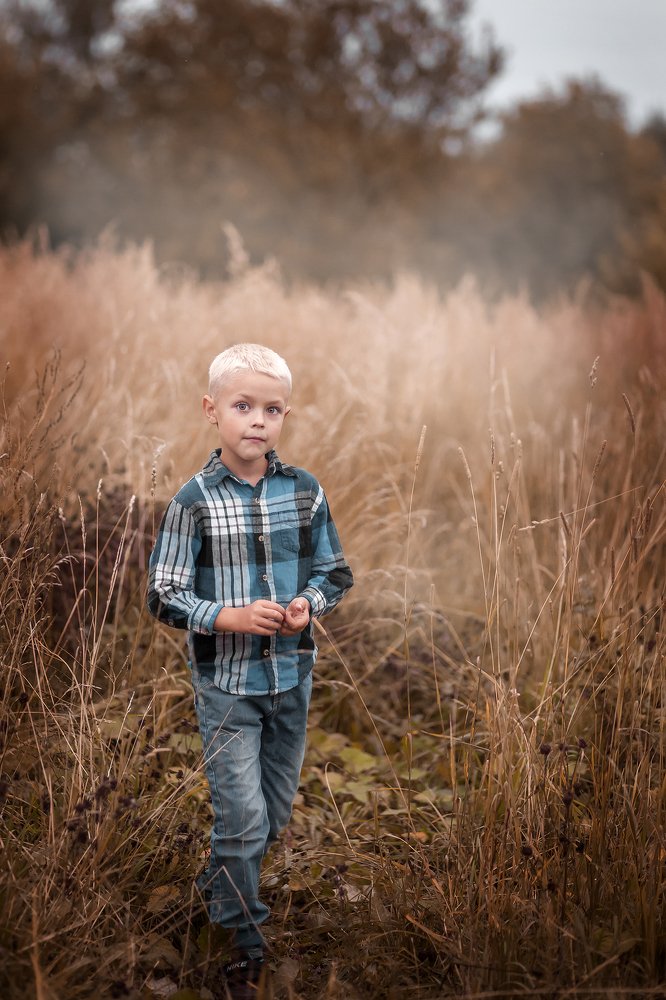 Летом в деревне.