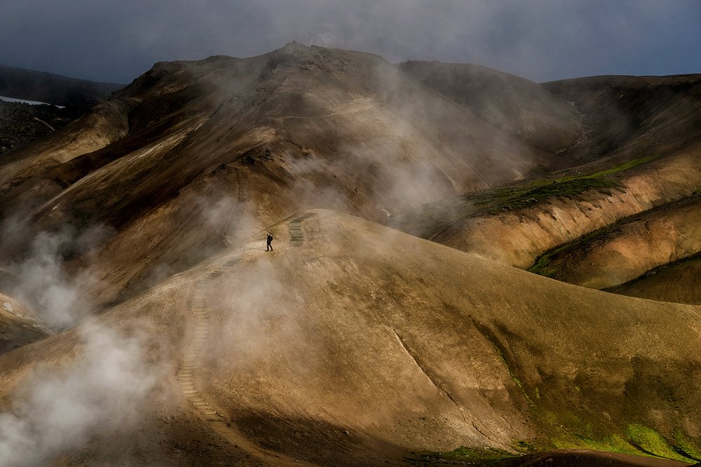 Хайкинг по цветным горам Исландии