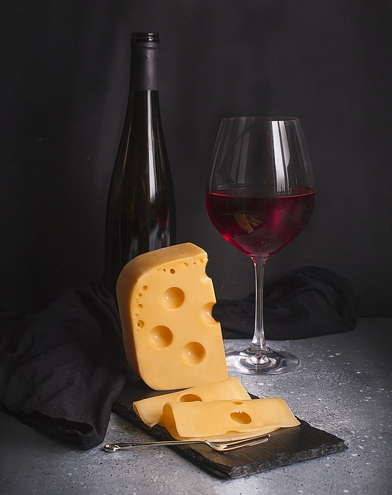 Cheese and wine