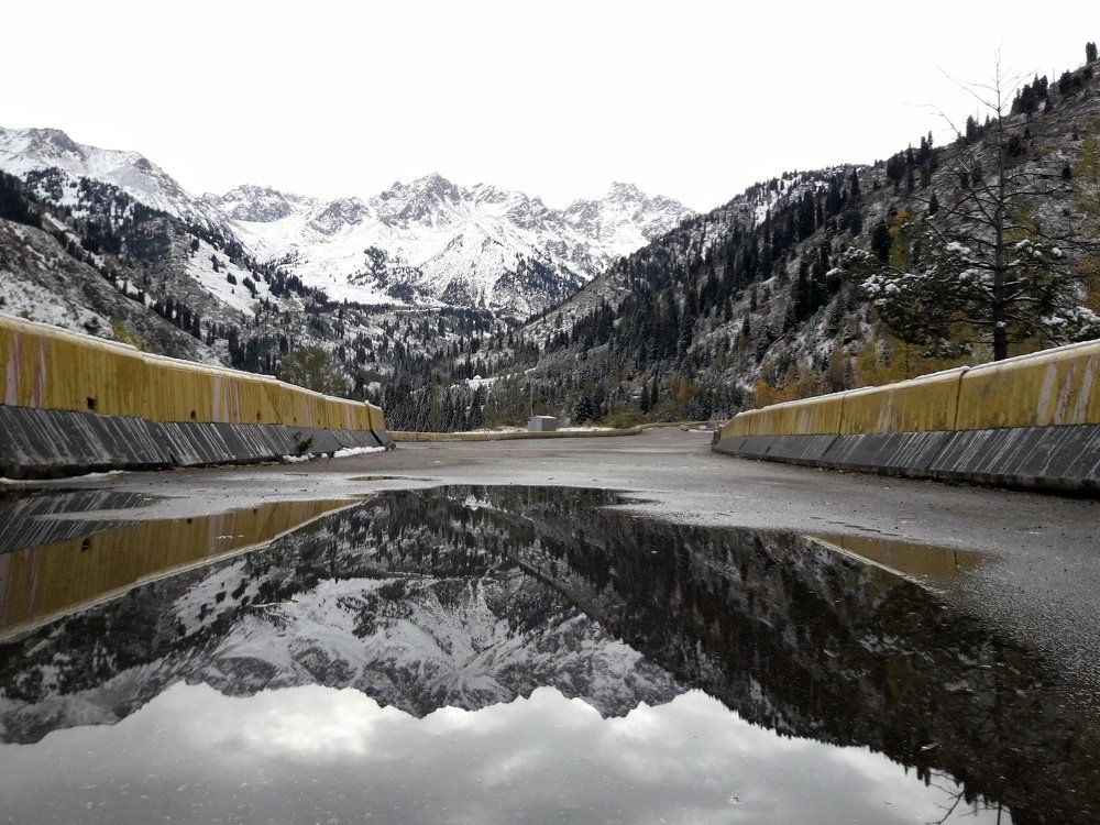 По дороге на Чимбулак