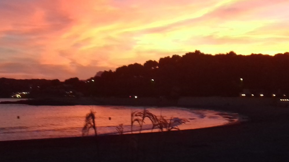 Dramatic sunset