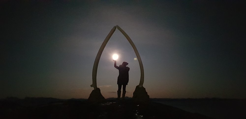 Full moon in Maniitsoq