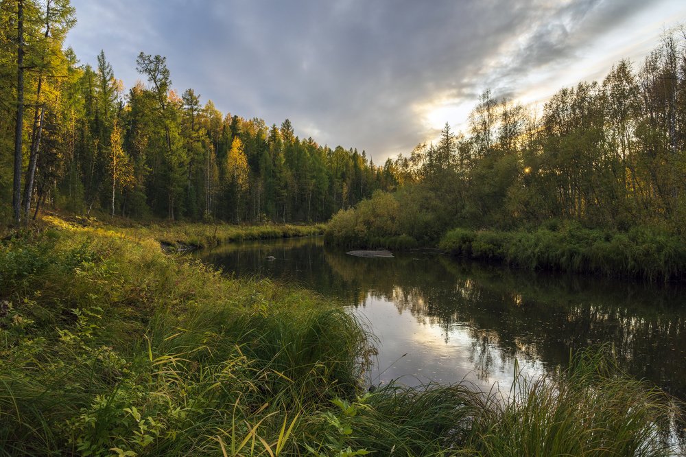 Вечер на реке