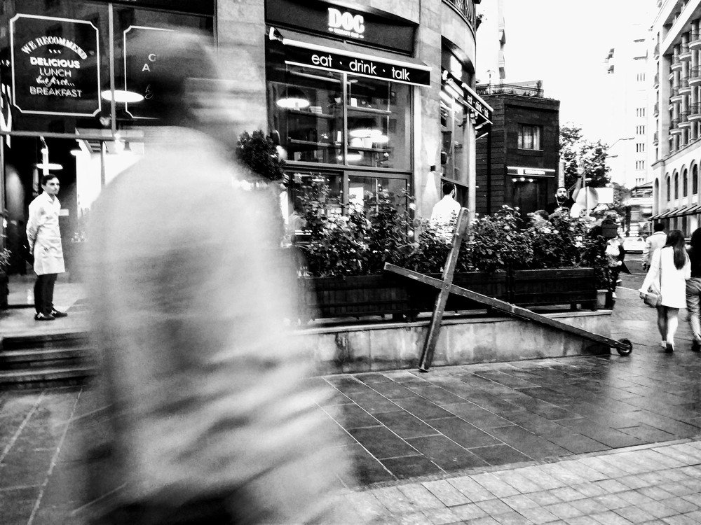 Eat, drink, talk, crucify