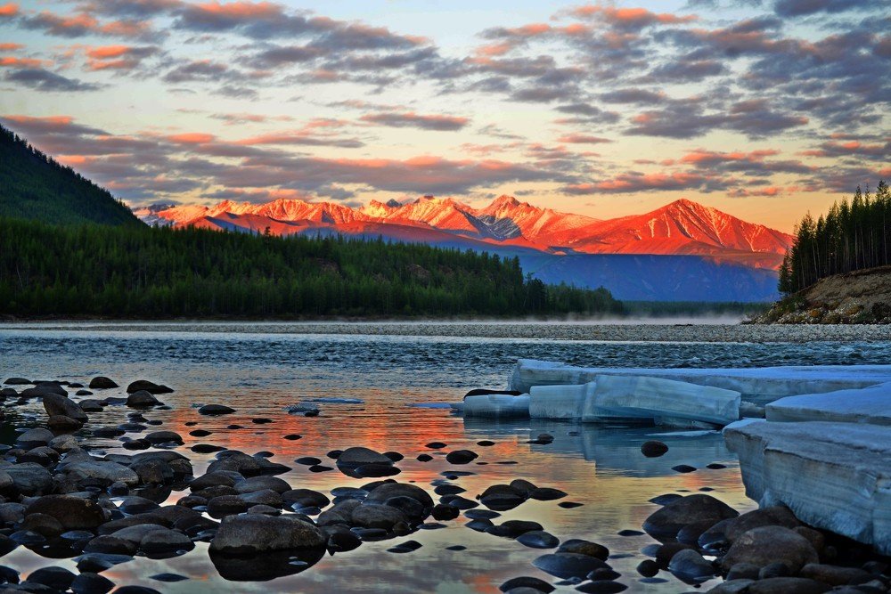 Саха-Якутия.река ИндигиркаюХребет Черского