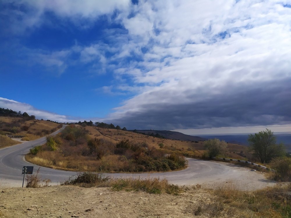 Дорога в Орджоникидзе.