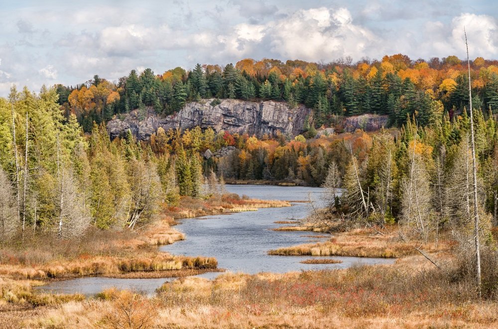 The Canadian North is quite tranquil during autumn