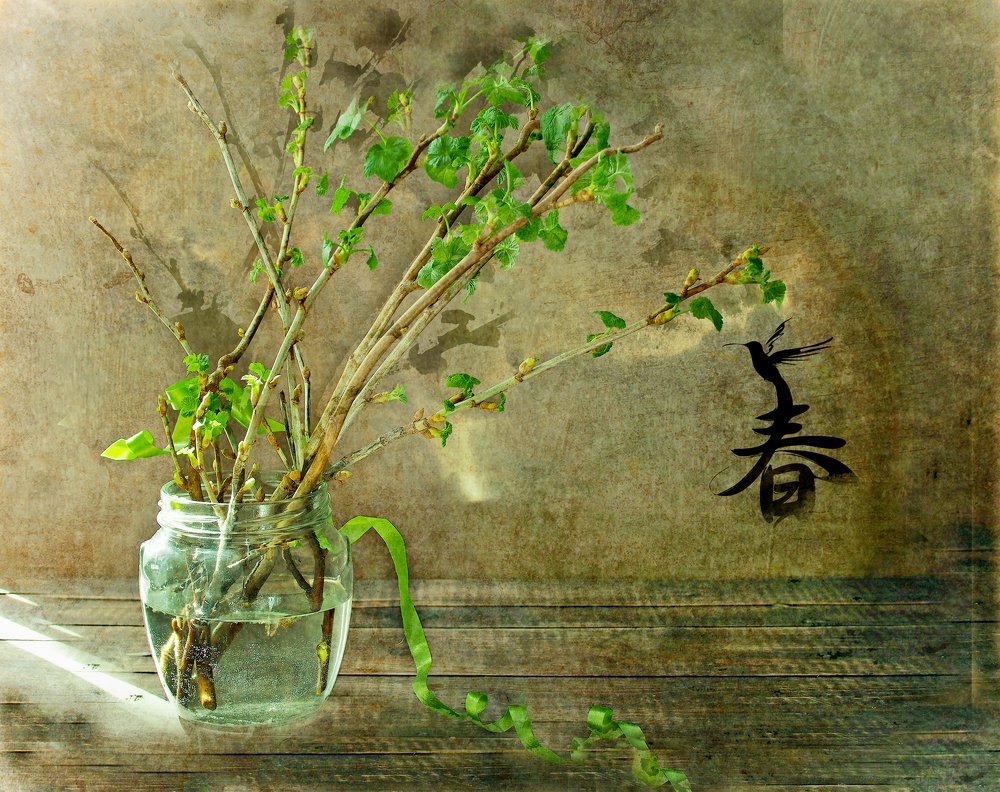 Первая зелень.