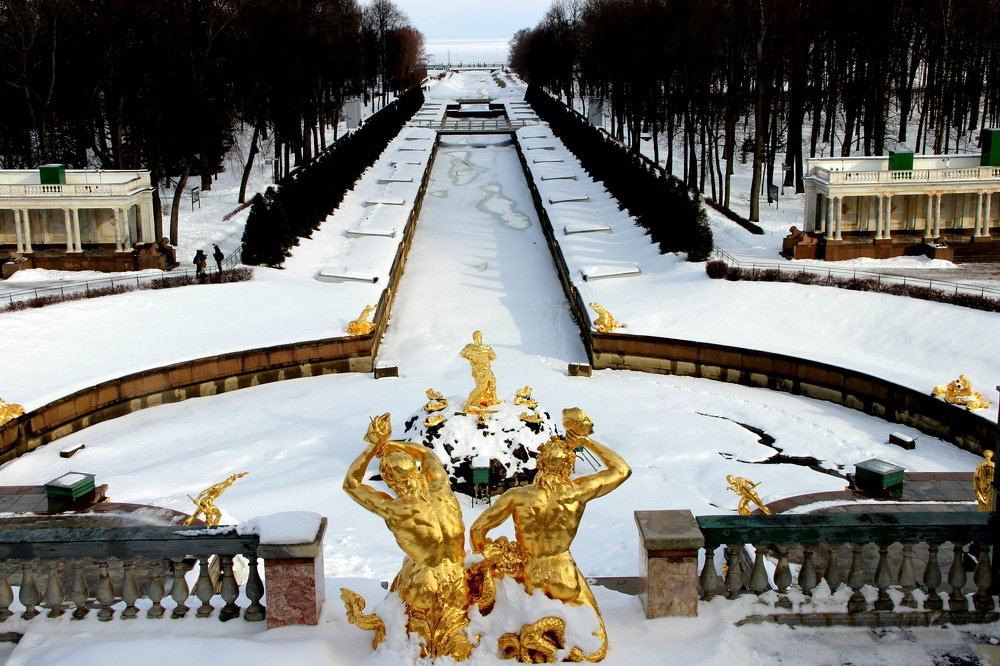 В зимнем парке...