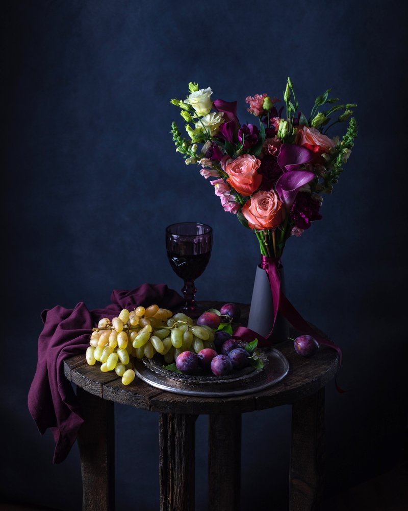 Натюрморт в низком ключе.