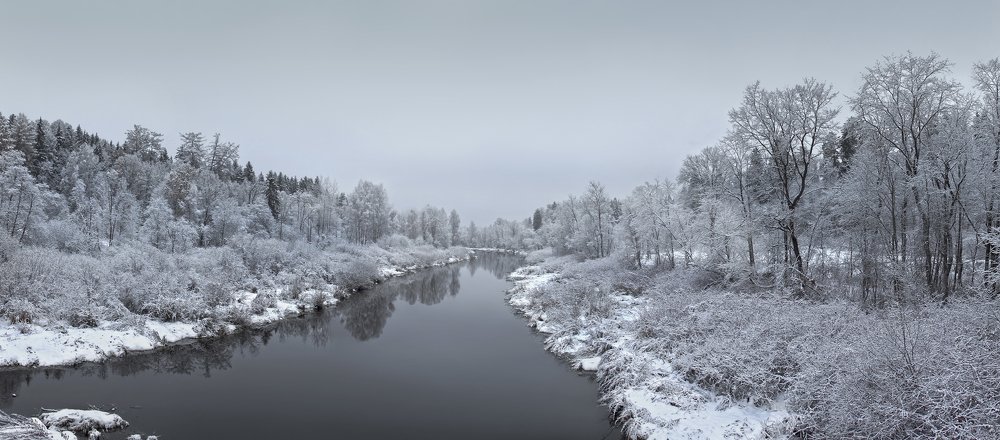 Панорама зимней графики