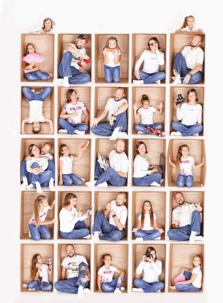 Семейный кубик - рубика