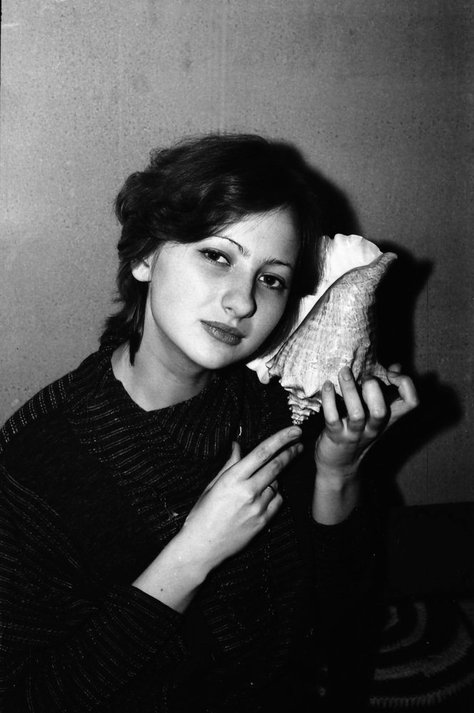 портрет с раковиной