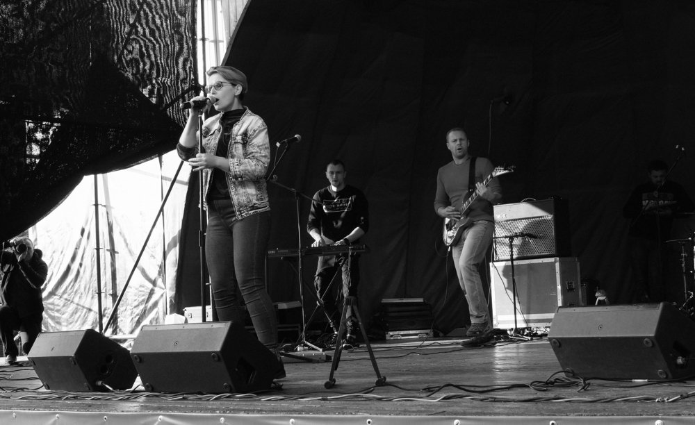 На концерте