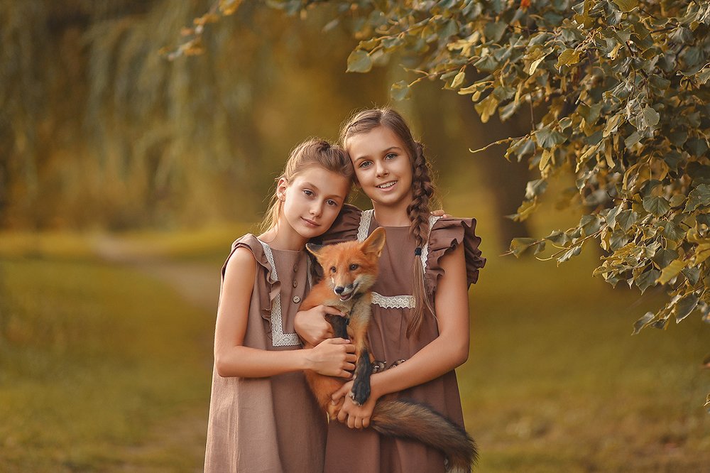 Лисички-сестрички!