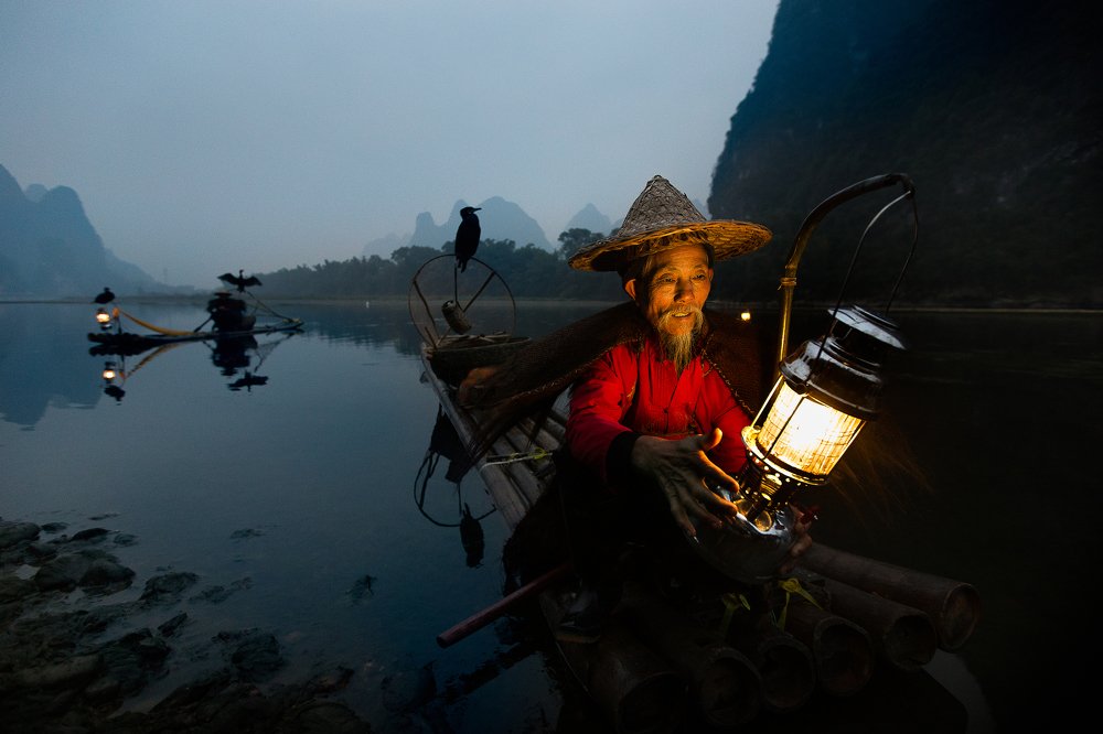 The fisherman with cormorants