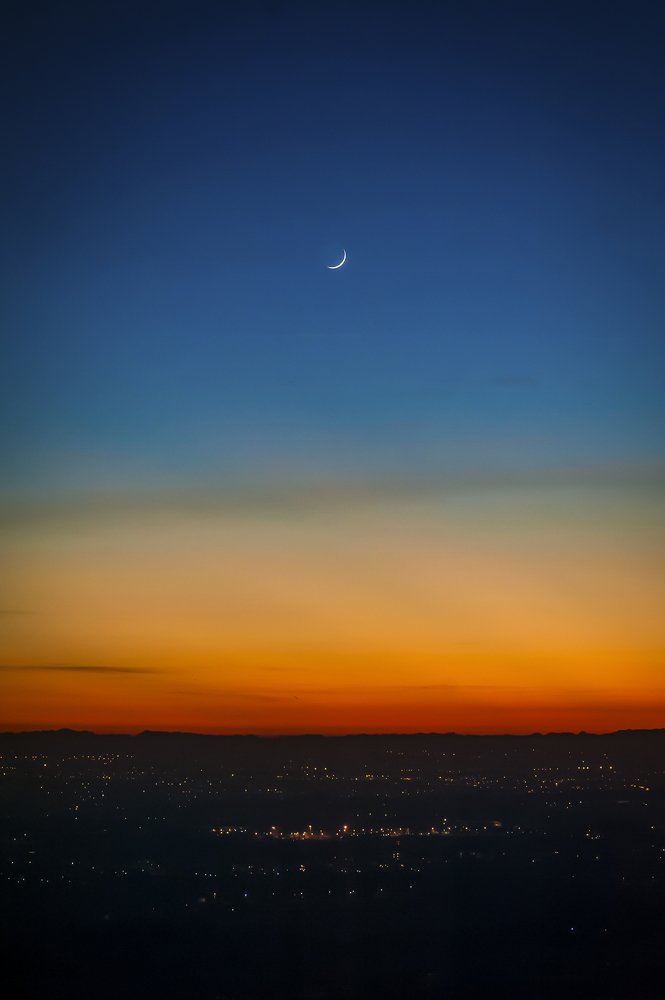 Moon at Sunset