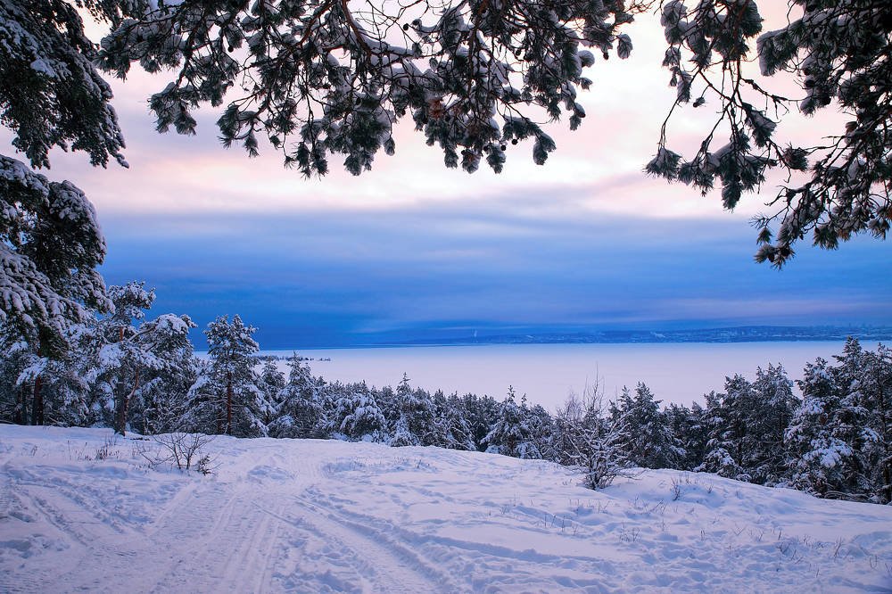Белый песок карельских пляжей.