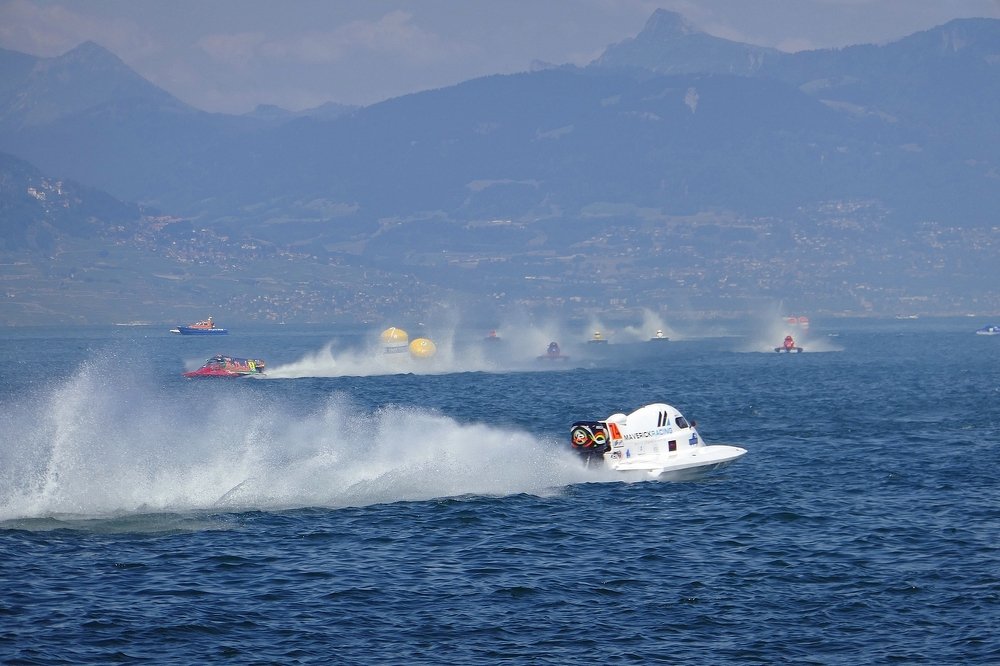 white and fast like lightning