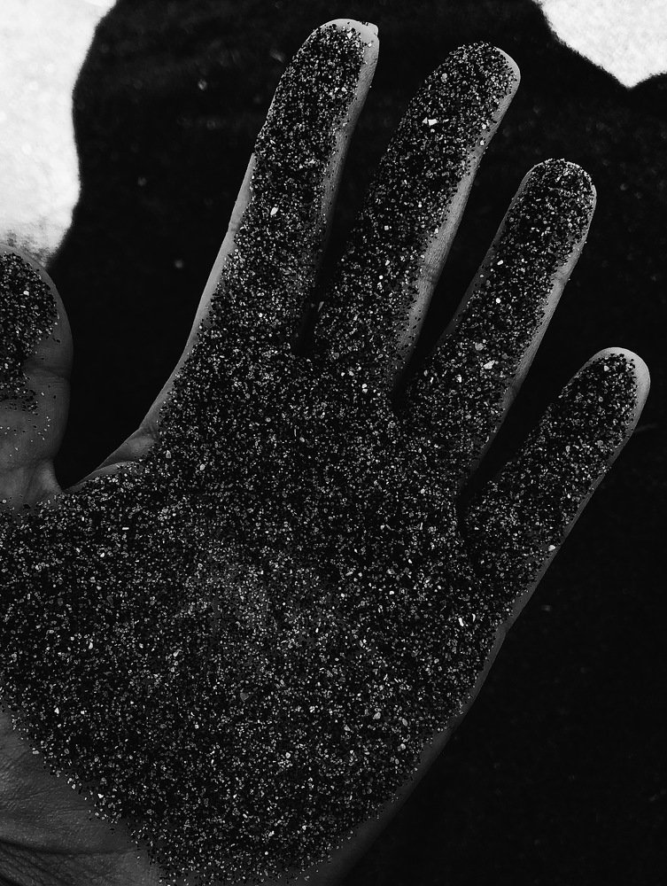 Black sand